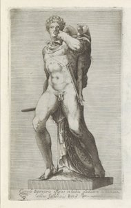 Sculpture of Emperor Commodus as Gladiator by Anonymous