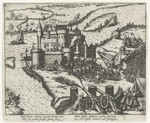 Castle Loevestein Captured by Herman de Ruiter, 1570 by Anonymous