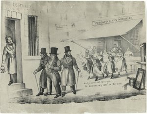 Caricature of C. Seyn, 1838-1839 by Anonymous