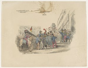 Satire on the Distribution of Belgian Crosses of Honor, 1834