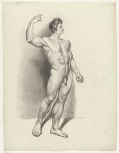 Standing Male Nude, Facing Right