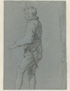 Standing Young Man, Facing Left