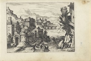 City by a River by Anonymous