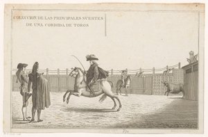 Bullfighters in an Arena (Collection of the Main Maneuvers of a Bullfight series)