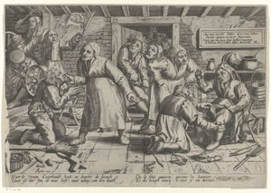 Fight for the Trousers by Anonymous