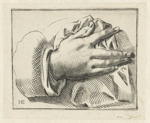 Study of a Hand by Anonymous