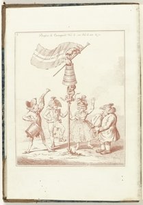 Title Page of the Series: The Regeneration of Holland, 1795