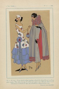 Very Parisian, 1923, No 11: 15. - At the Ball. - This Velvet Dress...