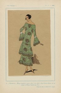 Très Parisien, 1923, No 11: 3. - EMERALD. - Of a Very Pretty Simplicity...