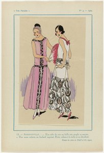 Very Parisian, 1923, No 5: 15.- ARMENONVILLE. - 1. An Evening Dress...