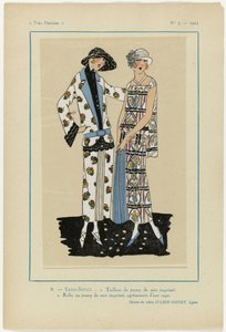 Very Parisian, 1923, No 5: 9.- SANS-SOUCI. 1. Jersey Suit...