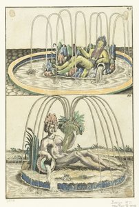 Two Fountains (series title: Architectura Curiosa Nova)