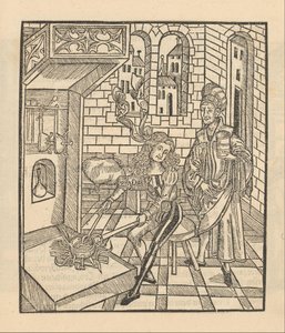 Two Men by a Cooking Fire by Anonymous