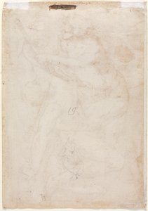 Two Sketches of a Mother and Child (verso)