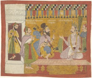 Vasudeva Brings Kritivula to King Kamsa
