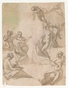 Venus Has Her Portrait Painted by Anonymous