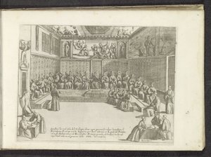 Meeting in the Sala del Collegio by Anonymous