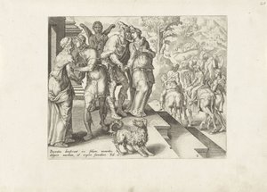 Departure of Tobias and Sarah (Story of Tobias) by Anonymous