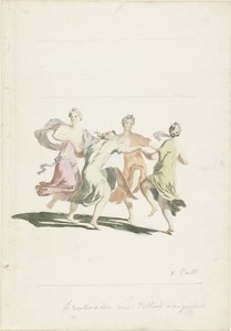 Four Dancing Women by Anonymous