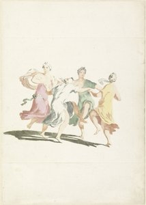 Four Dancing Women by Anonymous