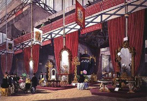 View of the Furniture Section of the Great Exhibition, 1851 by Anonymous