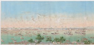 View of the Pearl River with the City of Canton by Anonymous