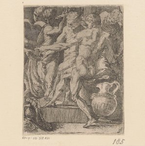 Five Naked Men by Anonymous