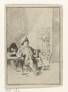 Violinist by a Couple at a Table (The Concert) by Anonymous
