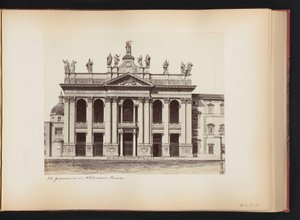 Facade of the Basilica of St. John Lateran in Rome, Italy by Anonymous