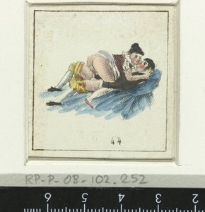 Couple Making Love, Man and Woman Dressed (Eight Erotic Scenes)