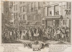 Wind Trade in the Rue Quinquempoix, 1720