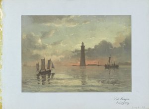 Sunrise after a Painting by C. Frederick Sørensen by Anonymous