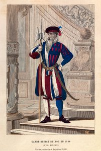 A Swiss Guard of the King in 1586 (Henry III)