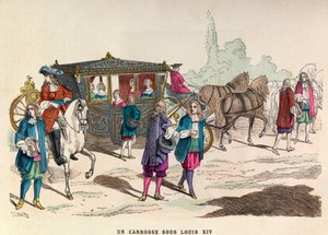 A coach, reign of King Louis XIV - private collection