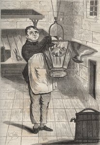 Anthelme Collet at the bagne de Rochefort. Engraving in 