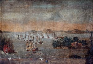 The Battle of Hogland on 22 July 1713 by Anonymous Anonymous