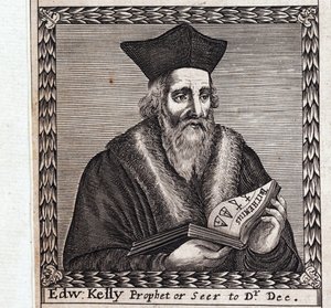 Edward Kelley or Edward Talbot (1555-1597) (Anonymous Engraving)