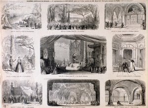 Illustrations for Don Carlo, opera by Giuseppe Verdi