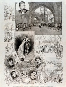 Illustrations for Marion Delorme, opera by Ponchielli, at the Teatro alla Scala