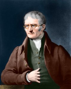 Portrait of John Dalton. Engraving by James Lonsdale (1777-1839) (after)