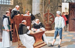 Judgement at the Court of Ginebra of the Spanish Theologist Miguel Serveto, Condemning him to be Burnt at the Stake For Heresy in 1553 by Anonymous Anonymous