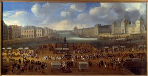 Le Pont Neuf Seen from the Entrance to Place Dauphine by Anonymous Anonymous