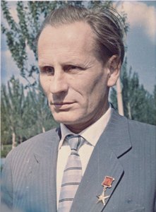 Portrait of Mikhail Vasilyevich Melnikov (1919-1996), rocket engine designer
