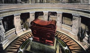 Paris: tomb of Napoleon I Bonaparte at the Invalides
