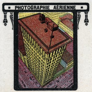 Photography: air view of a building. Anonymous illustration from 1925. Private collection.