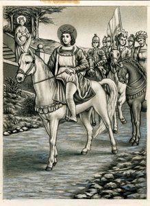 King Saint Louis during the crusade