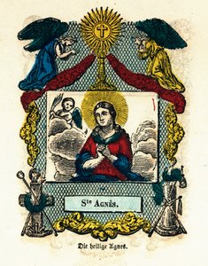 Pious Image: Saint Agnes by Anonymous Anonymous