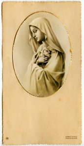 Pious image: The Virgin Mary by Anonymous Anonymous