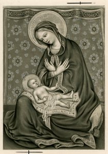 Pious image: The Virgin and Jesus by Anonymous Anonymous