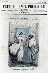 Political and social cartoon during the Second Empire. About Crinoline by Anonymous Anonymous